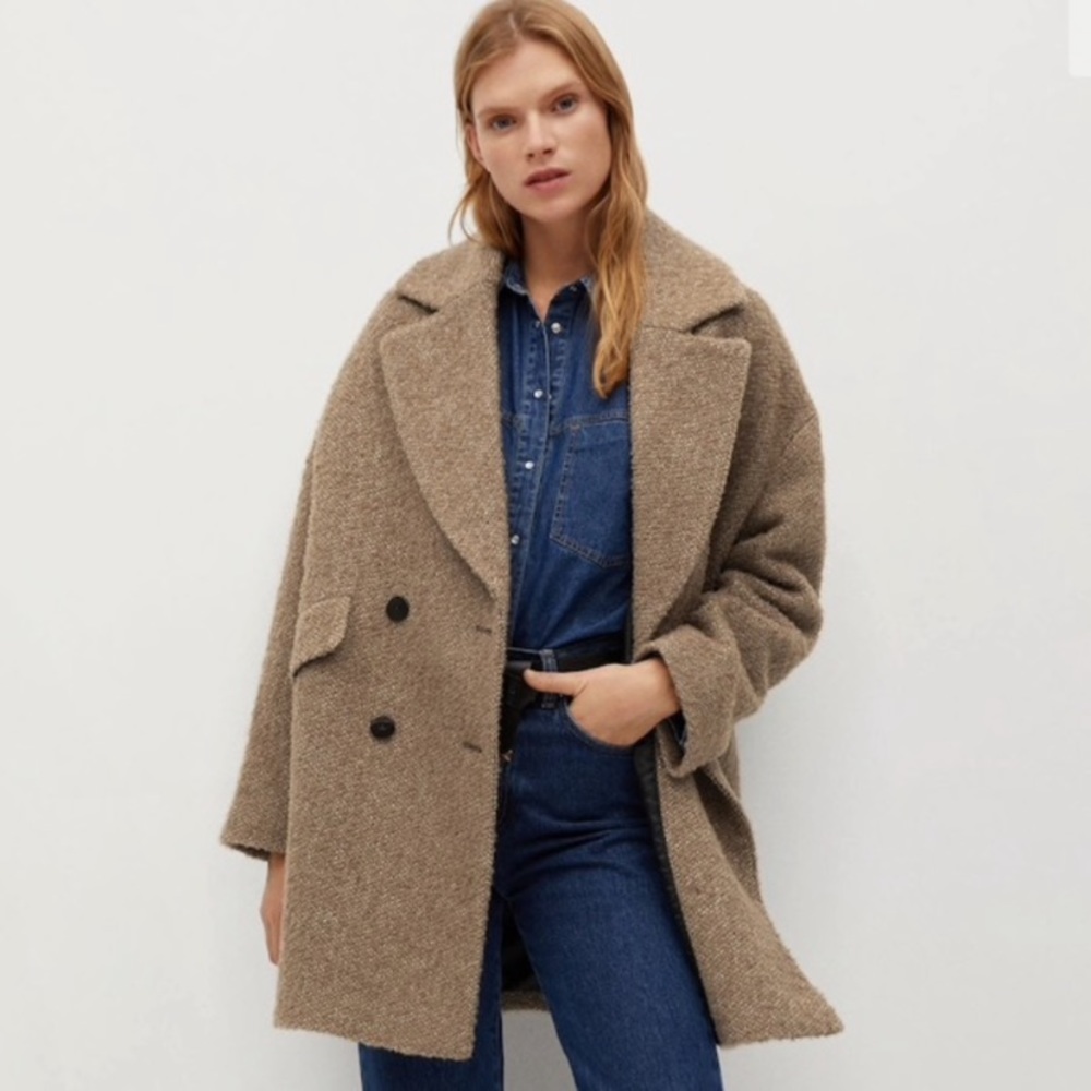 Mango Oversized Peacoat NWT